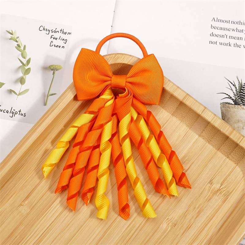 Elástico com Franja em Rolo Enfeites Infantis Adereço de Cabeça Laço Acessórios de Cabelo Anel de Cabelo Corda de Cabelo Menina de Líder de Torcida