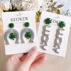 KEOKER St. Patrick's Day Polymer Clay Cutters, The Day of The Shamrock Clay Cutters for Polymer Clay Jewelry, Guinness Clay Earring Cutters, 13