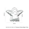 Stainless Steel Christmas Cookie Cutters: Snowflake, Tree, and Gingerbread Man