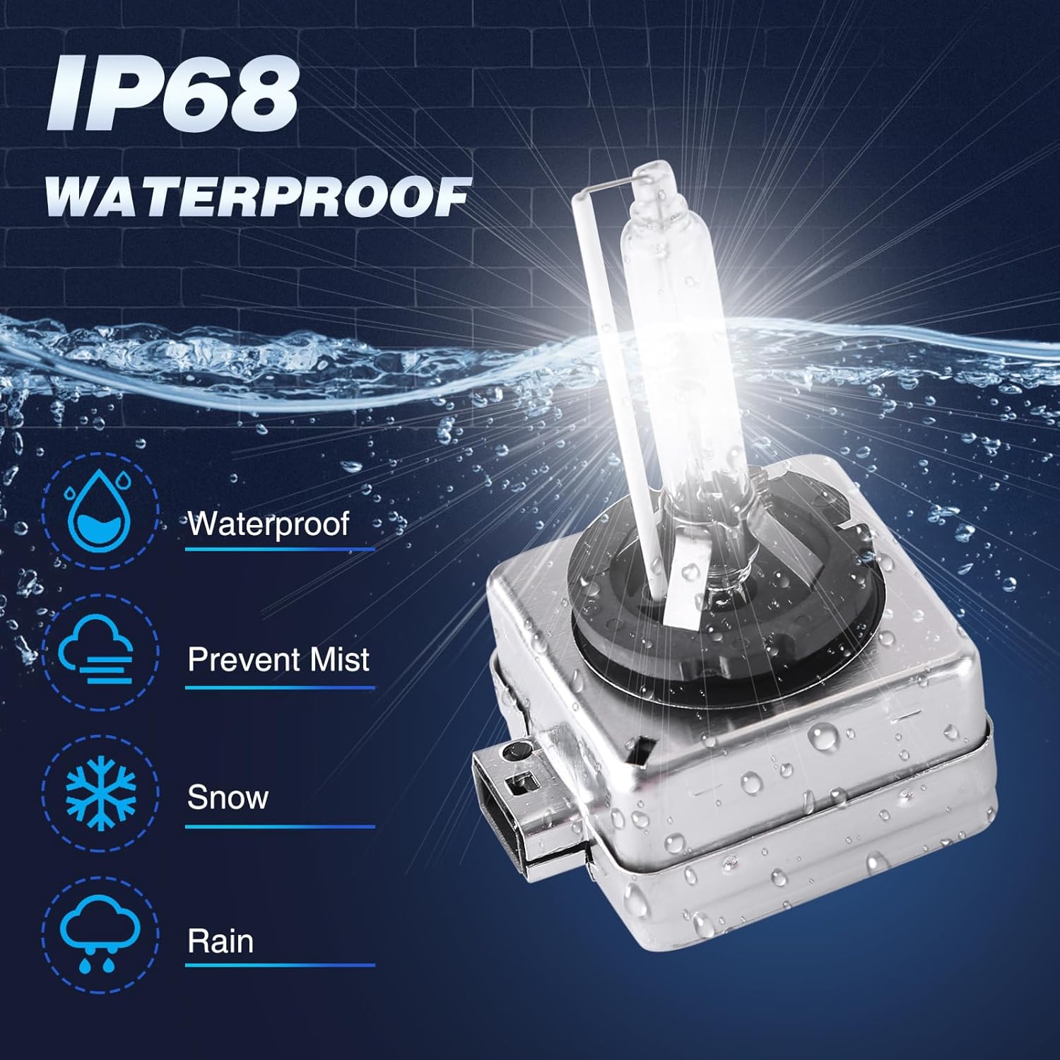 

Блок розжига фары Xenon HID Блок розжига фары Модуль с лампой D1S/D1R 35W Совместим для Cadillac 2008-2011 DTS 4.6L 25806714 Блок розжига фары One серебряный