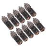 10PCS 0.4mm Extruder Nozzles High Flow Hot End Hardened Steel Nozzle Replacement for Neptune 3D