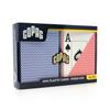 Copag Export Design Plastic Poker Size Jumbo Index Playing Double Deck Set 100% (Standard) Cards, Red/Blue,
