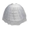 6 Hoop Tulle Crinoline Slip with Single Layer Design for Voluminous Bridal Gown and Formal Occasion Dress Petticoat