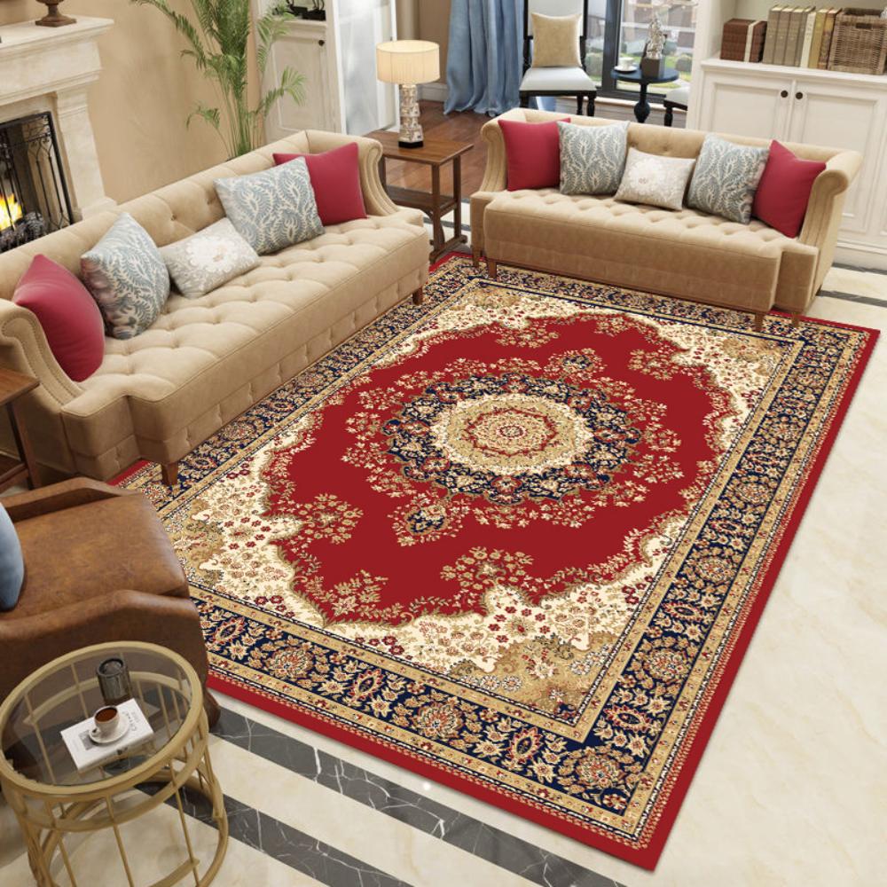 

Европейский ковер большой площади для гостиной, напольный коврик для декора комнаты, ковер для спальни, украшение дома, большой размер, ковер для чайного столика 40X60cm