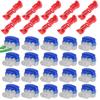 Durable T Type Connector Kit Lawn Mower Connector Easy Installation Wire Connection Set Plastic Material for Lawn Mower