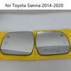 Replacement for Toyota Sienna 2014 2015 2016 2017 2018 2019 2020 Heated Blind Spot Warning Rear Mirror Glass with Light