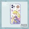 Cute Sailor Moon Water Ice Moon Apple 16 Summer Mobile Phone Case iPhone17 Anti-drop Ultra-thin Transparent Soft Case