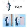15cm Cute Mini Shark Plush Key Chain Pendant Toys Soft Cartoon Shark Stuffed Doll Backpack Keychain