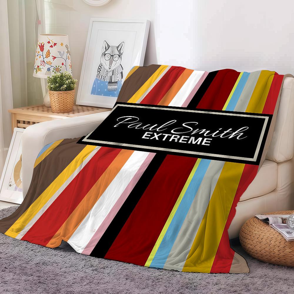 Fashion print P Paul S Smith Blanket For Sofa Office Bed Plane Travel Sleep Read Relax Camping Soft And Warm