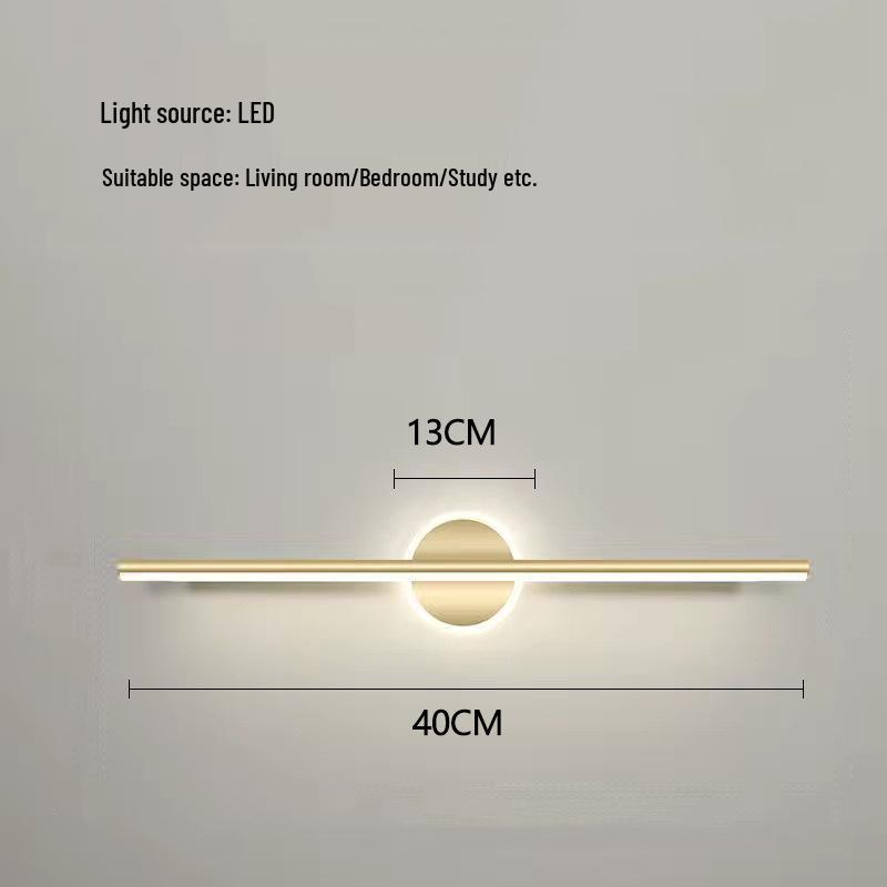 Modern Minimalist LED Wall and Vanity Light for Bath, Bedroom, or Dressing Table