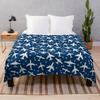 Airplane Flannel Throw Blanket Cartoon Pattern for Couch Sofa Bed King Queen Size Super Soft Warm Lightweight All Season Warm