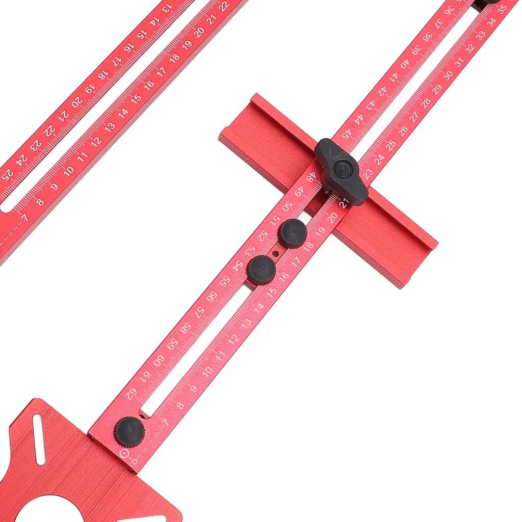 Router Milling Groove Bracket Aluminum Alloy Cabinet Hardware Jig Router Circle Cutting Jig for Woodworking