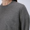 JNBY 2024 Spring Loose Round Neck Wool Cashmere Knit Sweater