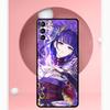 Genshin Impact Raiden Shogun Case For Samsung Galaxy S25 Ultra S25 FE S20 S21 S22 S23 Plus S9 S10 S24 Ultra Cover Funda
