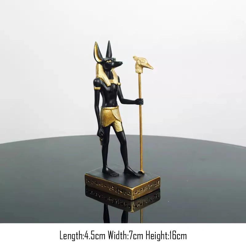 Retro Egyptian Anubis god resin statue ornament,tourist souvenir,home decoration,phone holder,candle holder,refrigerator sticker