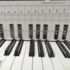88-Key Piano Finger Position Practice Chart - 1:1 Standard, Portable Keyboard Guide