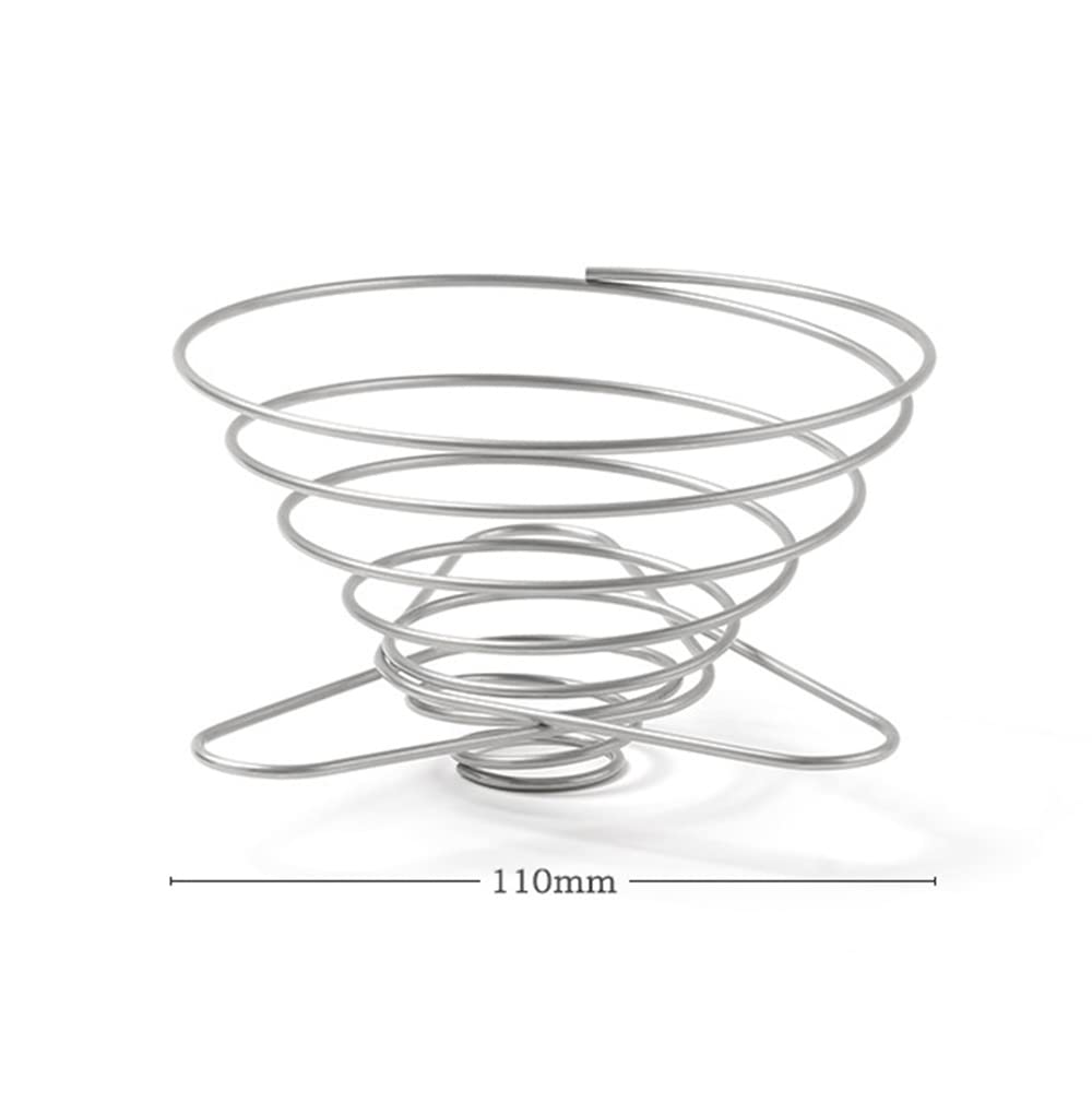 MERMOO YILAN Coffee Dripper, Outdoor Camping Coffee Dripper, Foldable, with Stand and Storage Bag, Coffee Bunnet, Lightweight Stainless Steel Filter,