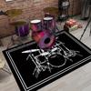Drum Set Music Theme Rug: Non-Slip Washable Mat for Indoor Outdoor, Bedroom, Living Room, Entryway, Dorm Home Decor