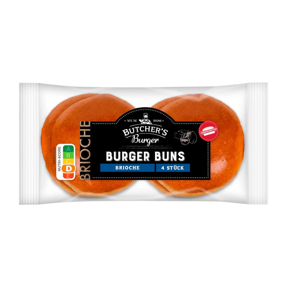 German Bread Burger Brioche Buns (4