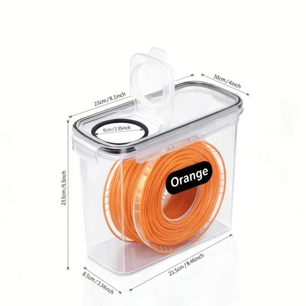 Airtight 3D Printing Filament Container Transparent Filament Storage Organizer Protection