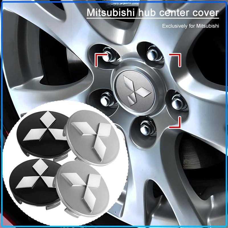 4 szt. Osłona Piasty Koła Samochodu 3D Metalowa Nakładka Środkowa Felgi Wodoodporna Do Mitsubishi Lancer Lancer ASX Outlander 2 3 Pajero Mirage exzos Pajero 4