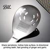 Space Saving Kitchen Accessories Stainless Steel Grinding Spoon, Garlic Ginger Mashing And Egg Separating Multifunctional Tool, Non Slip Handle