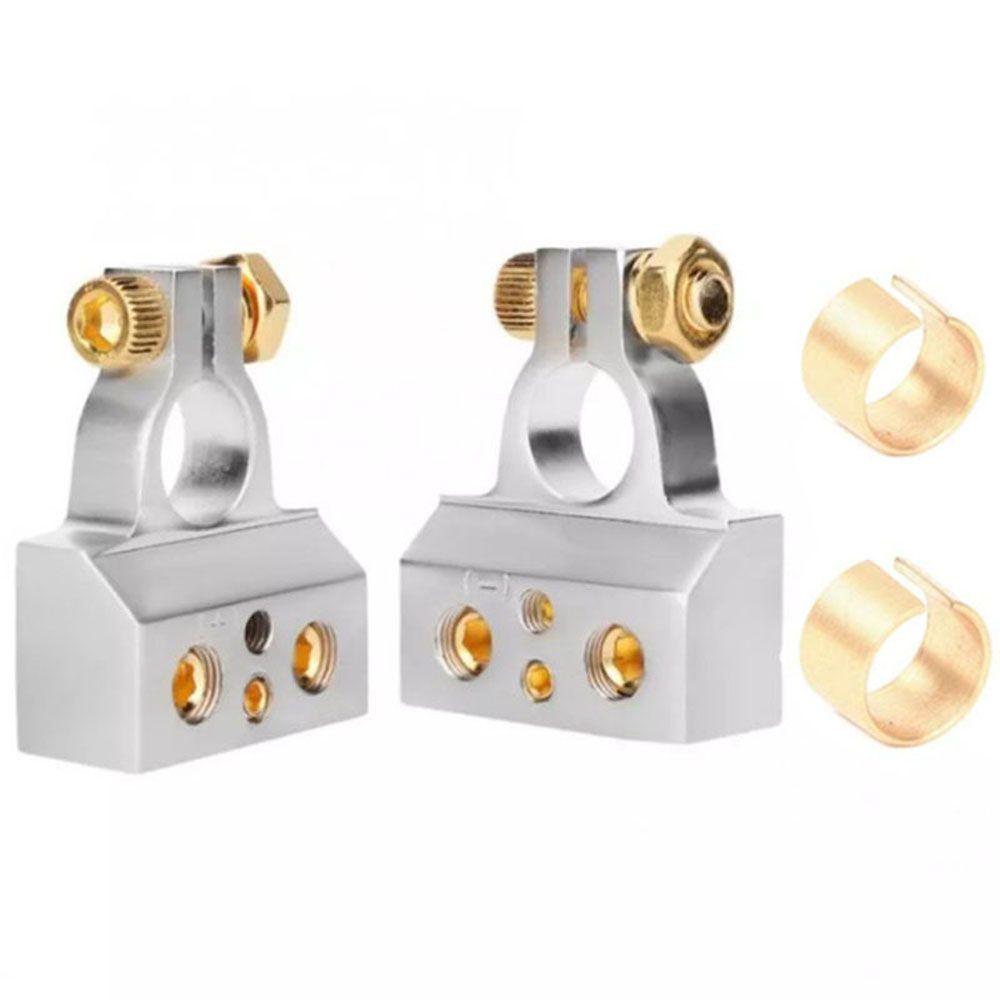 Durable Metal GA AWG Gauge Terminal Clamp Post Car Battery Clamp Car Accessories Car Electronics