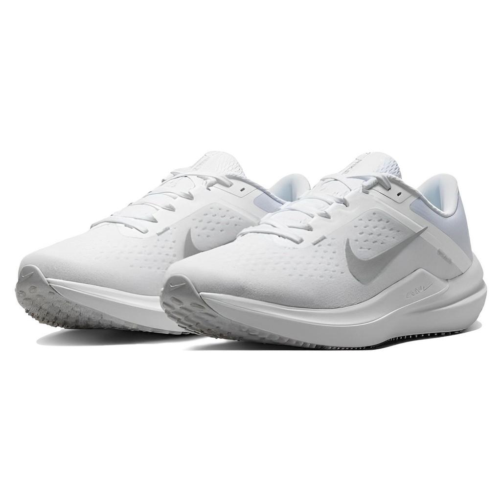 Nike Winflo 10 White Metallic Silver Women Sneakers Pure-Platinum DV4023-102