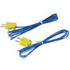 5pcs -40°C to 400°C Temperature Sensor 2M Mini-Connector Probe Sensor  Oven and Furnace