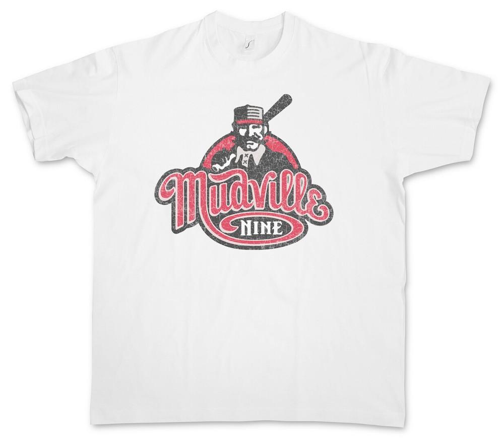 

Mudville Nine T-Shirt Casey at Team Baseball the Logo Bat Mighty Symbol Sign 4XL