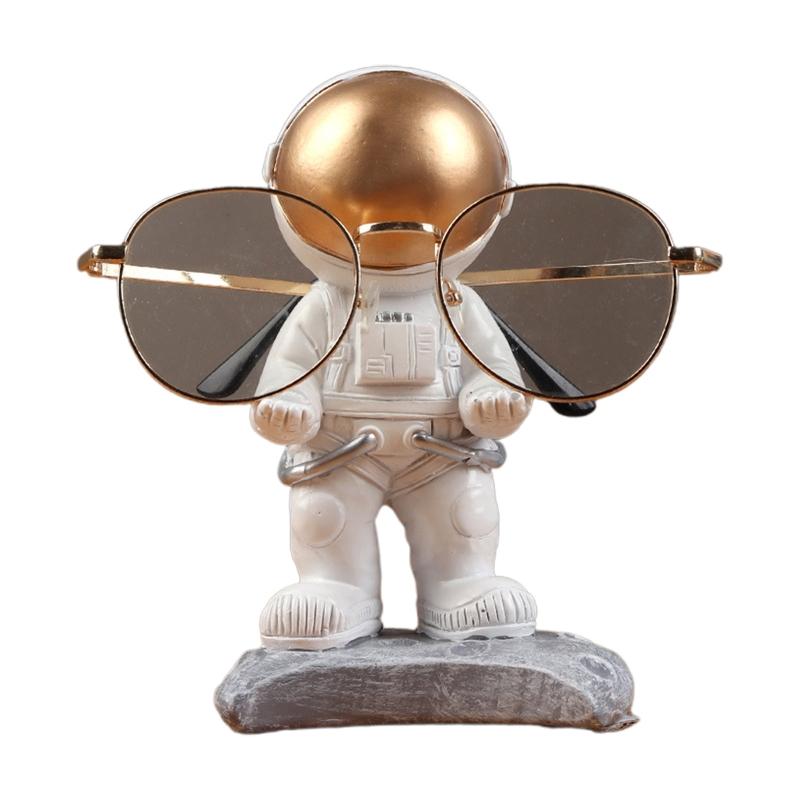 Hot Sale Creative Astronaut Glasses Bracket Glasses Shop Display Stand Desktop Glasses Bracket Pen Display Stand Gift Decoration