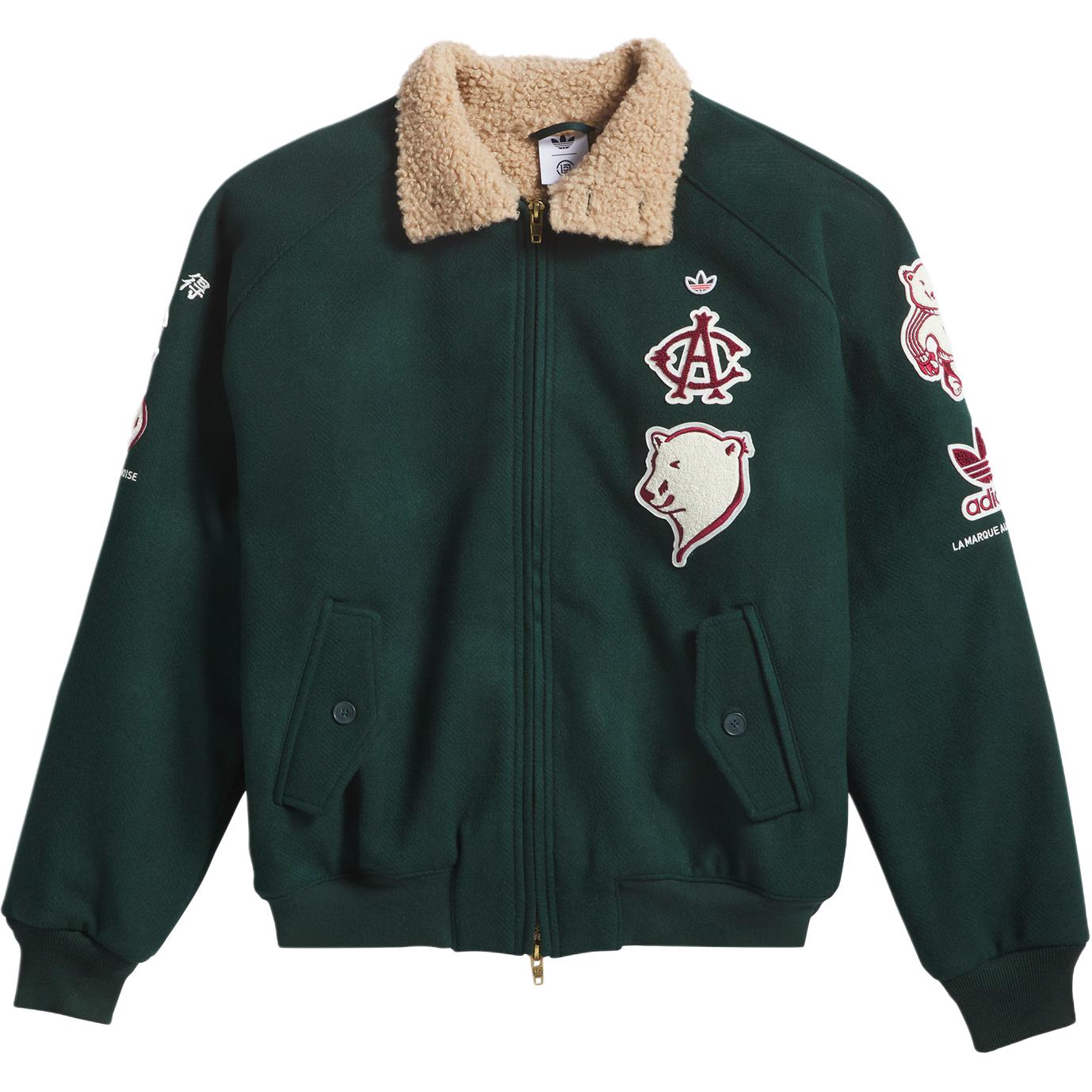 Adidas Originals logo-patch bomber jacket IK2954 M