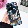 Pour Vivo Y22 4G Coque V2207 V2206 Y22s Impression Couleur Mat TPU Silicone Souple Housse de Téléphone Pour Vivo Y35 4G Pare-chocs Anti-choc Fundas