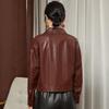 Sanpowa Women's Casual PU Leather Jacket