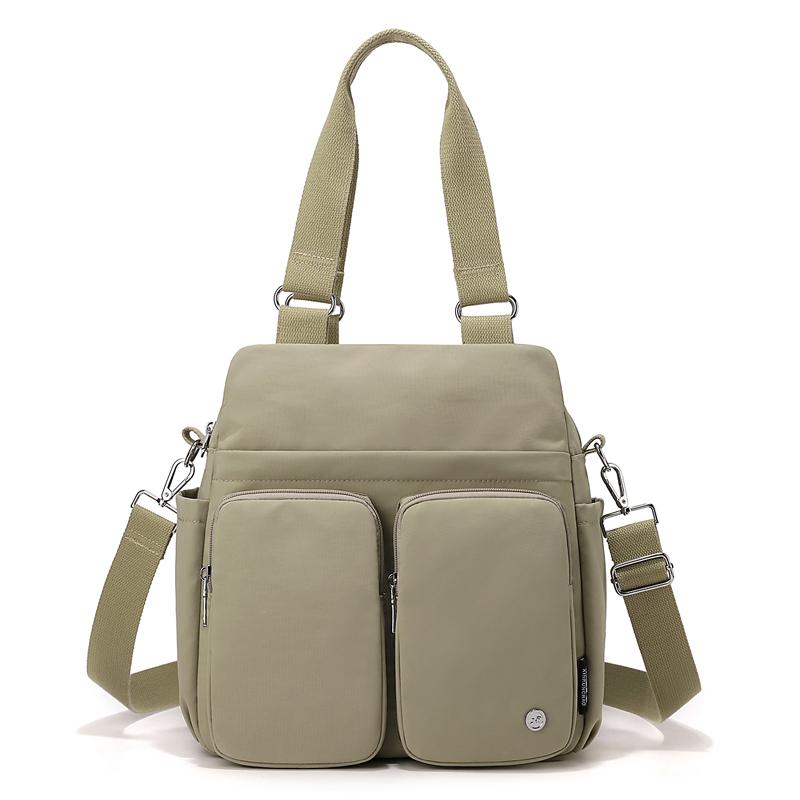 Women's Lightweight Nylon Shoulder Bag Large Capacity Hand Crossbody Bag