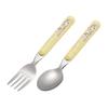 Skater Spoon and Fork Set, Cutlery, Dishwasher Safe, Made in Japan, Snoopy Brothers SFR1