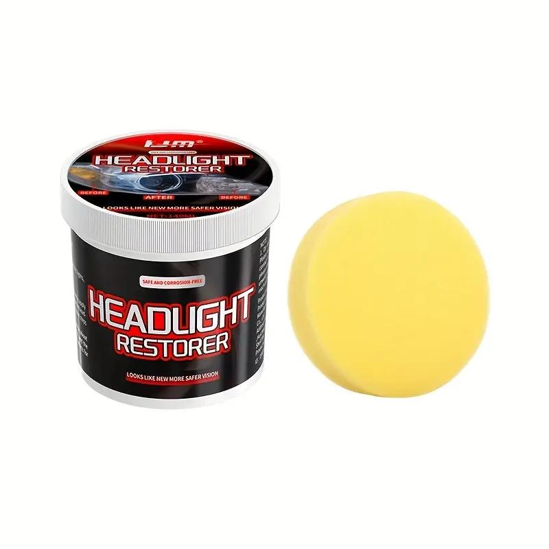 

Professional Car Headlight Repair Sticker,Easy-to-Use Headlight Maintenance Kit,Repairs Oxidized,Yellowed,Foggy Car Headlights