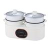 ZISIZ Electric Cooking Pot with Steamer Set