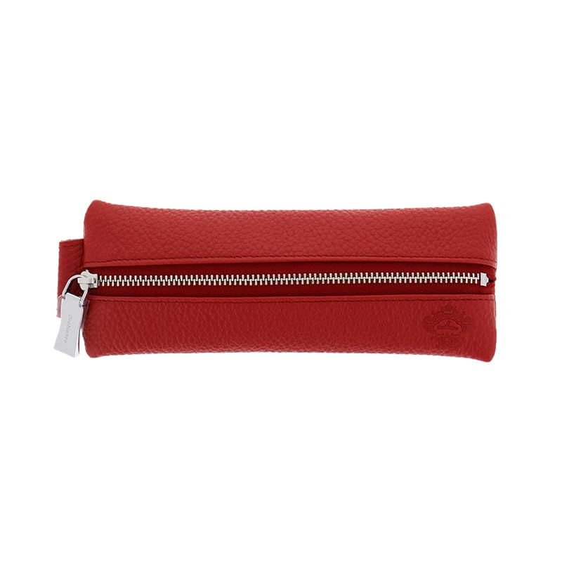 

OROBIANCO Pencil Case with Zipper (Red)