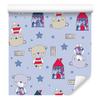 Teddy bears stars houses wallpaper for living room and bedroom 50x1000