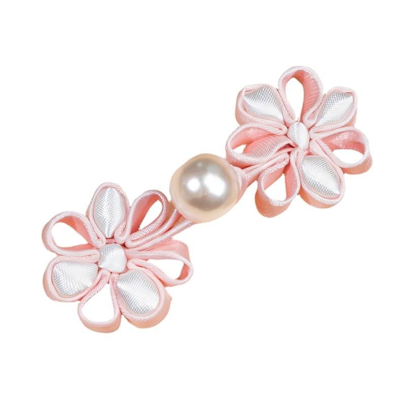 Satins Fabric Butterfly Knot Button Ideal For Wedding Dress And Clothing Embellishment