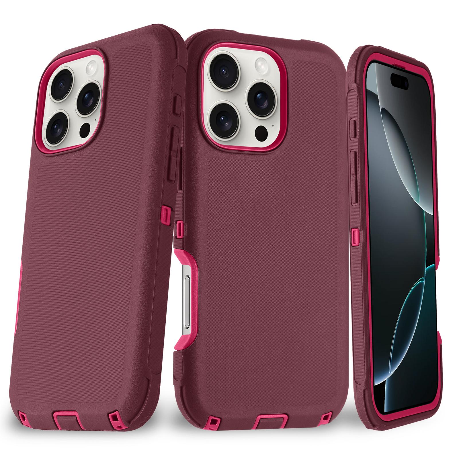 

Новий надміцний чохол серії Defender для Iphone 16 16Pro 16Plus 16Pro Max Міцний надійний протектор Жорсткий чохол-броня Otter Ударостійкий Міцний Захисний чохол For iPhone 16 Pro