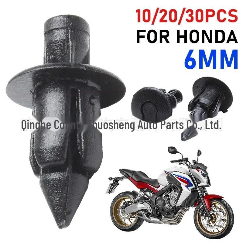6mm Car & Motorcycle Push-Type Body Panel Trim Fastener Clip Buckle
