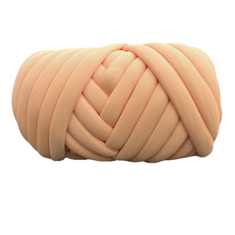 500g Summer Cool Touch Chenille Yarn Chunky Yarn for DIY Handmade Beach Bags, Lightweight Blankets Cat Beds, Breathable Plush Thread