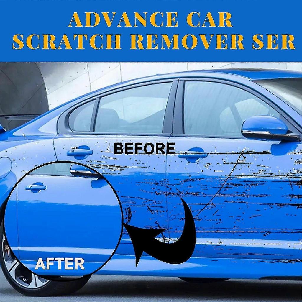 Advanced Car Scratch Remover - Quick & Easy Repair Cream for Light to Moderate Scratches, Polishing, and Protective Coating | Removes Bird Droppings,