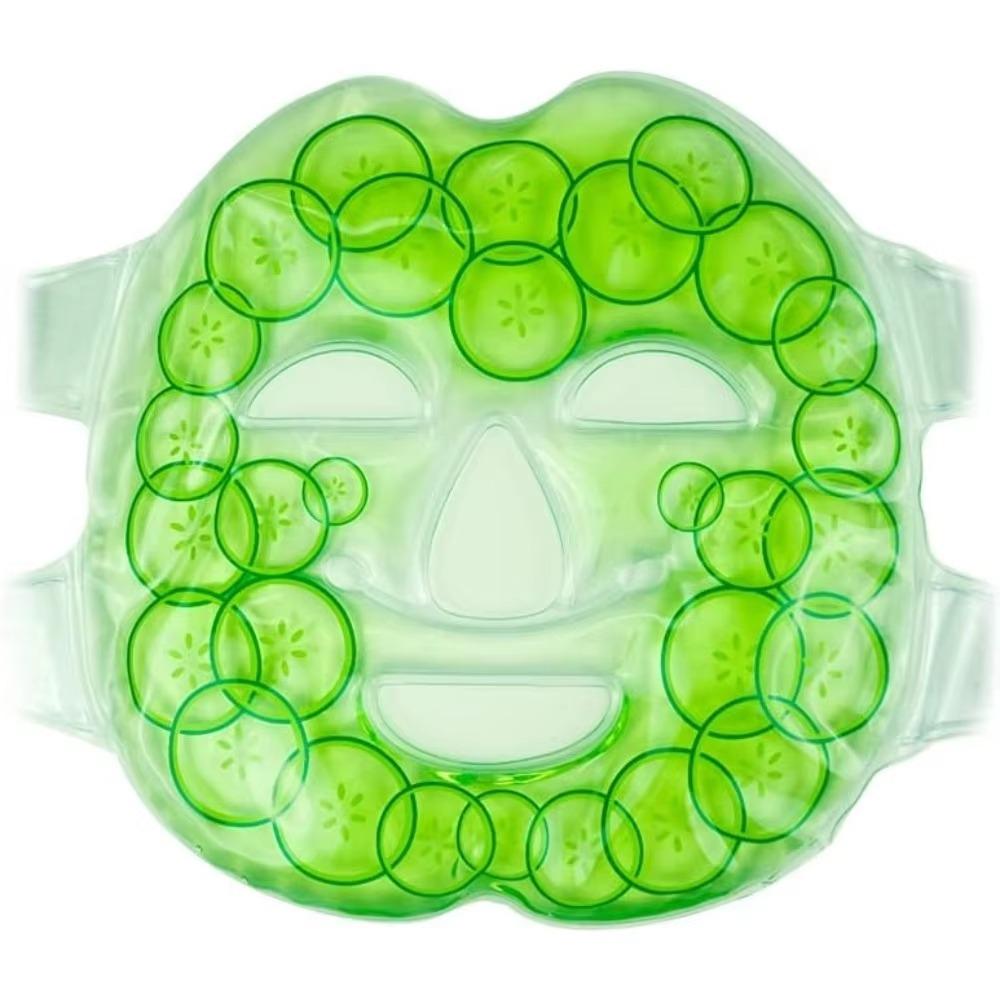New Reusable Cold Gel Face Mask Pressure Relief Hot Cold Compress Face Eye Masks Cooling Ice Face Mask Skin Care