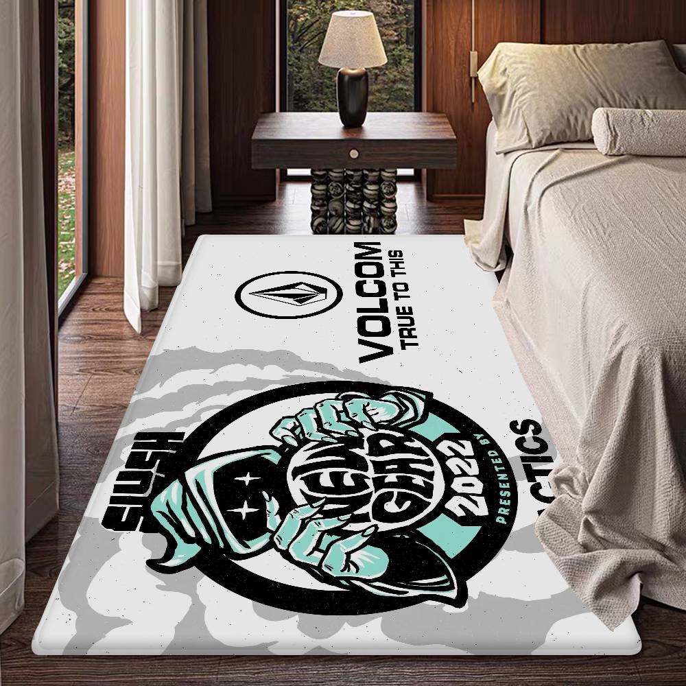 V-Volcoms Door Mat Washable Non-Slip Living Room Sofa Chairs Area Mat Kitchen Toilet Rug