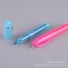 Fluorescent Pen with Iron Hook & Colored Note Highlighter Set