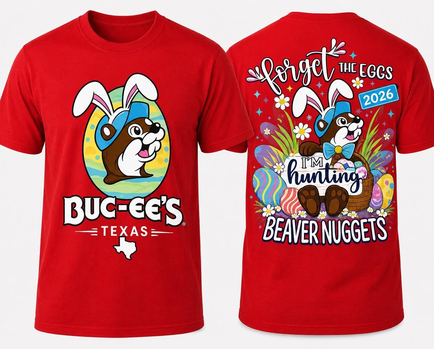 Buc-ee’s Bucees 2026 Easter Short Sleeve T Shirt ALL SIZE READ DESCRIPTION. XXL