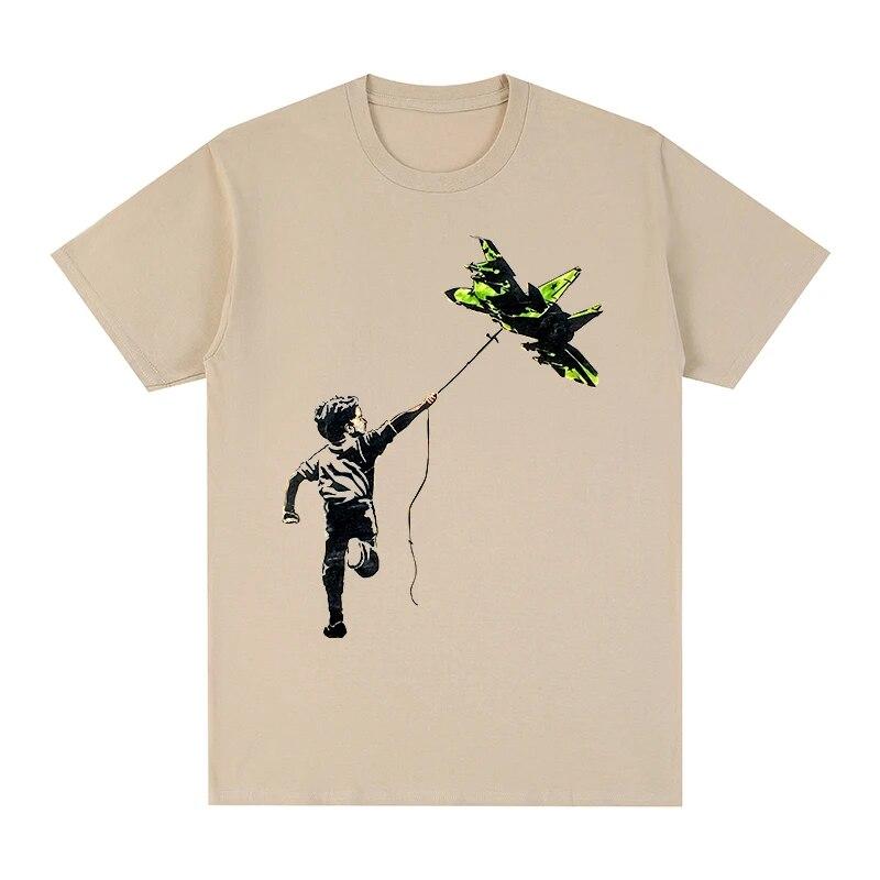 Tričko Banksy neválečné Peace Bavlněné Unisex tričko Nové TEE TRIRT Dámské topy Unisex